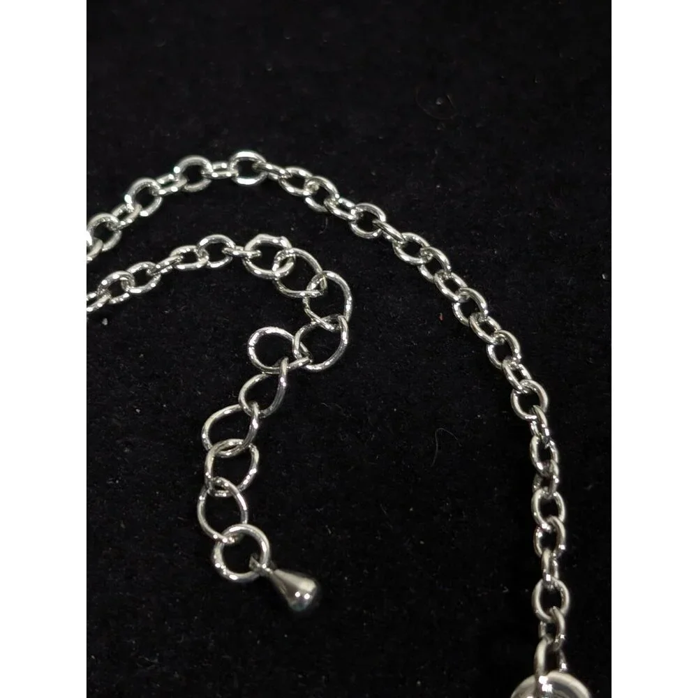 Joseph Nogucci Nautical Anchor Silver Tone Chain Bracelet 8.5